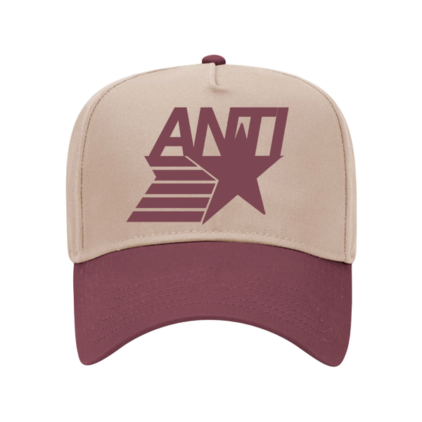 ANTI LOGO HAT - BURGUNDY